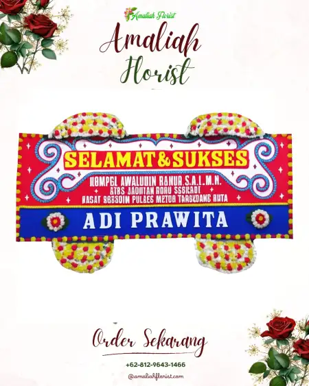 Papan Bunga Ucapan Selamat Bangkaloa Ilir
